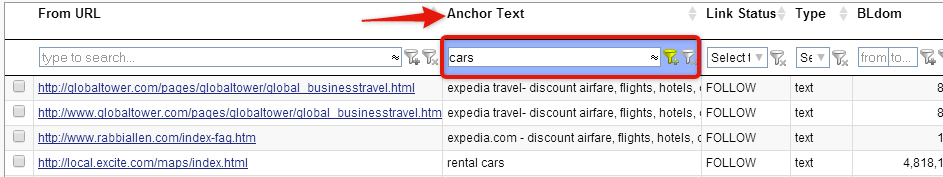 expedia cars search