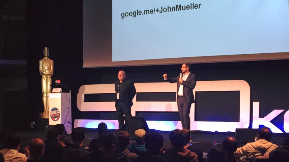 John Müller von Google auf der SEOkomm2015