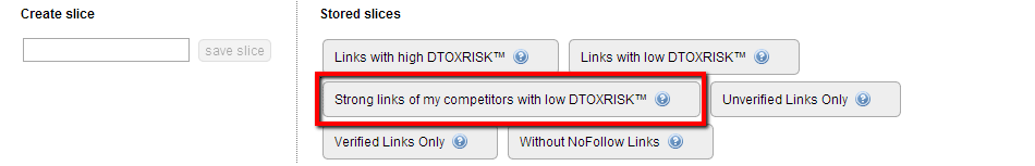 competitive link detox filter slices